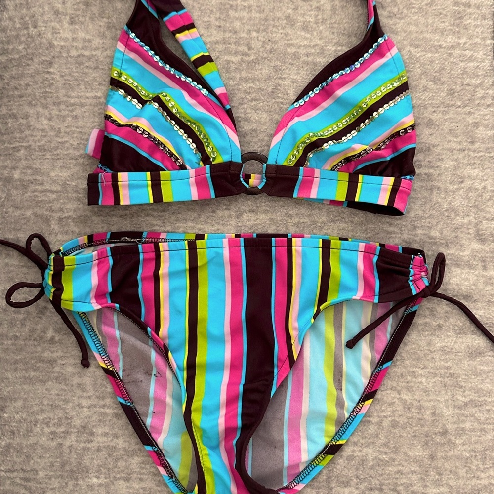 ☀️Gorgeous Summer Stripe Bikini☀️